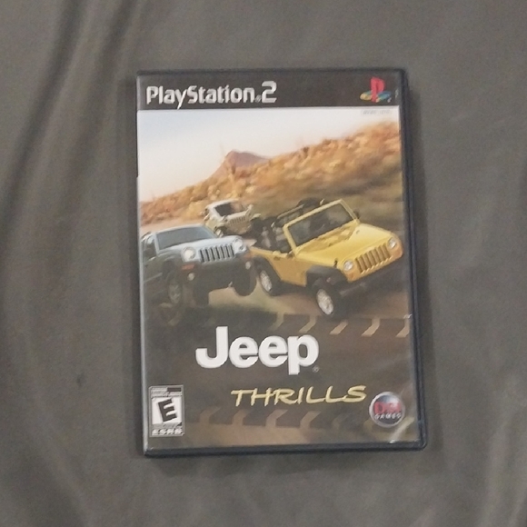 PlayStation 2 Other - Jeep Thrills for Sony 2 - Black Case